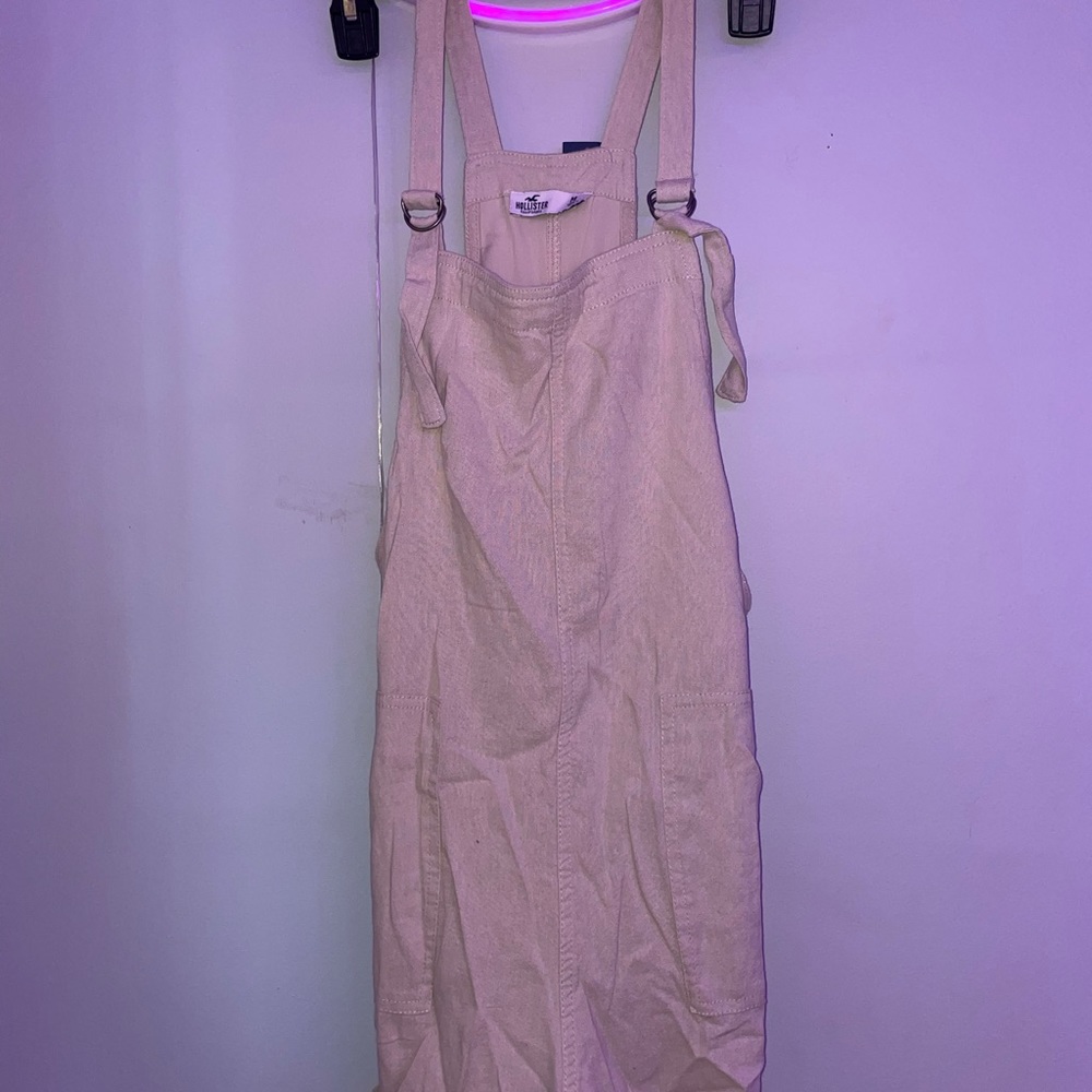tan overalls